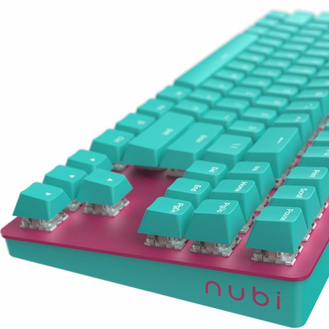 Gaming Mechanical Keyboard Nubi NK87 ICE TKL - G3MS Sapphire V2 Switches, ABS 