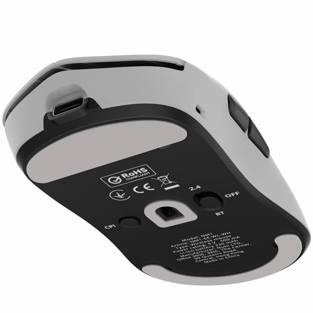 Gaming Wireless Mouse NUBI NM1 SE 39g - White 