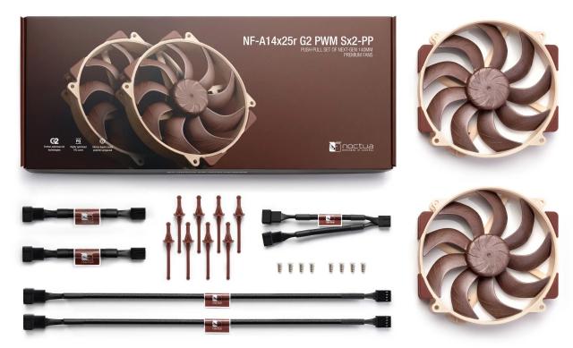 Noctua Fan SET 2 x 140mm - NF-A14x25r G2 