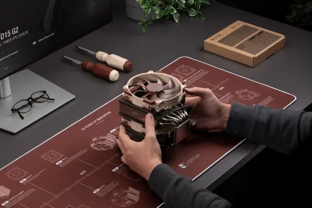 Подложка за мишка Noctua NP-DM3 Anniversary Deskmat - 900 x 400 x 4 mm 