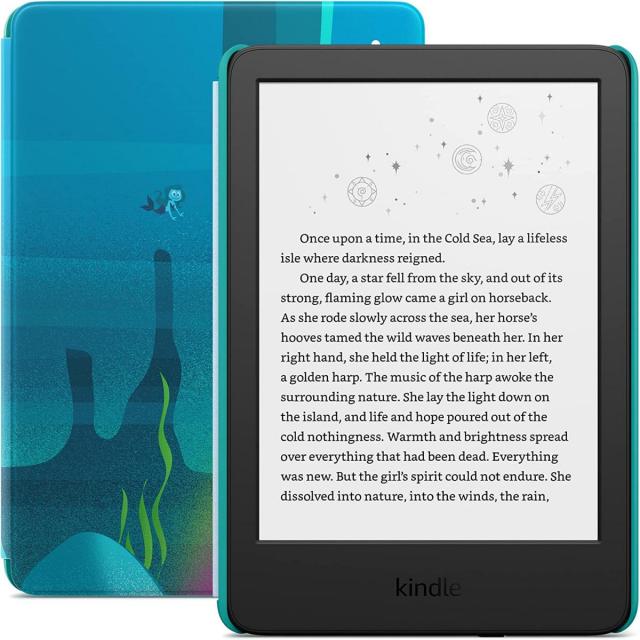 eBook четец Kindle 2022 kids, 6", 16GB, WiFi, Ocean explorer 