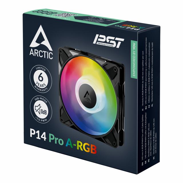 Fan ARCTIC P14 Pro A-RGB - 140mm PWM 