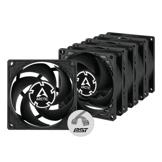 Комплект вентилатори 3-pack ARCTIC P8 80mm PWM PST 