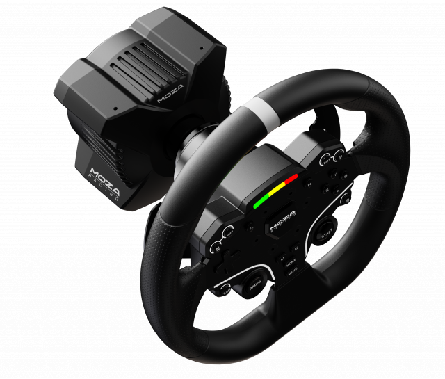 Wheel MOZA R3 Bundle R3 Base + ES Wheel + SR-P Lite Double + R3 Table Clamp for PC 