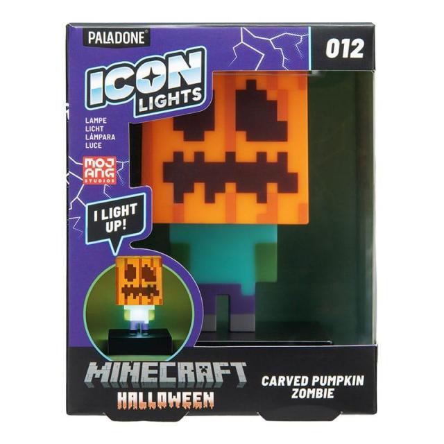 Paladone Icons: Minecraft - Zombie Jack O Lantern Light PP15302MCF figurine 