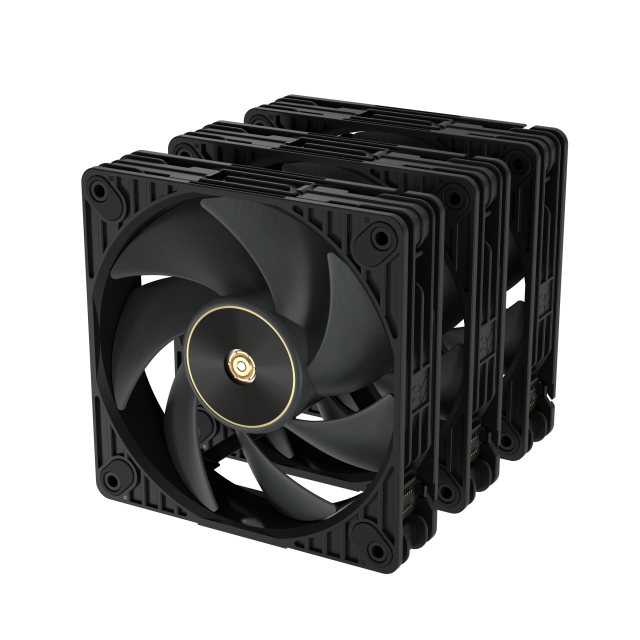 3in1 Fan Pack ASUS PROART PF120 PWM - Black 120x120x28 mm 