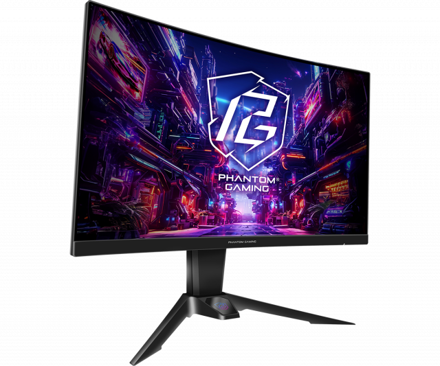 Gaming Monitor ASRock PG27QRT2A - 27" VA 1500R, QHD(2560x1440), 180Hz, 1ms 
