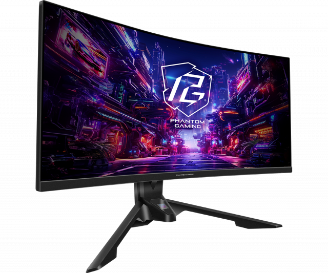 Gaming Monitor ASRock PG34QRT2B - 34" WQHD (3440x1440) 1500R VA, 180Hz, 1ms 