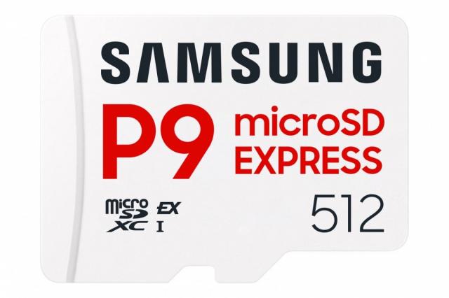 Memory card Samsung microSDXC, 512GB, P9 Express , 800 MB/s, UHS-I 90 MB/s U3, V30, A1 
