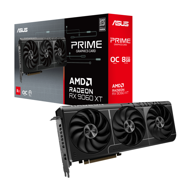 Graphic card ASUS PRIME RADEON RX 9060 XT OC 8GB GDDR6 