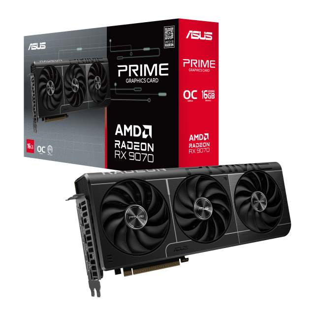 Graphic card ASUS PRIME RADEON RX 9070 OC 16GB GDDR6 