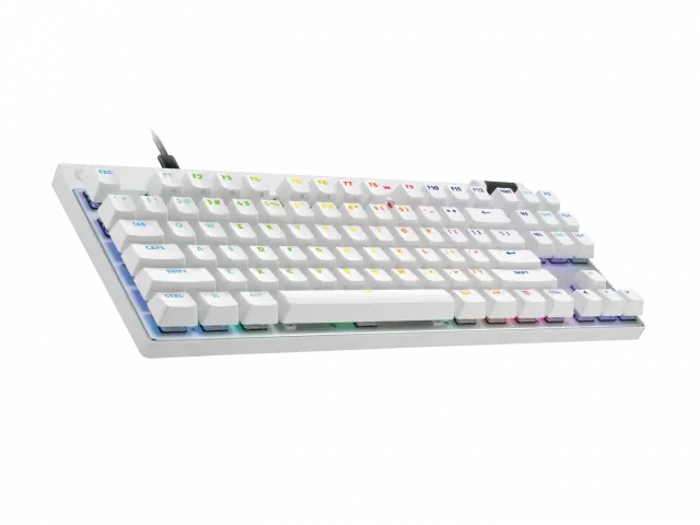 Gaming Mechanical keyboard Logitech G Pro X RAPID TKL, Magnetic Analog Switch, White 