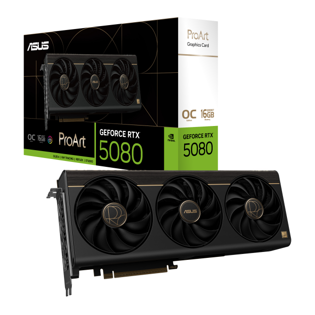 Graphic card ASUS ProArt GeForce RTX 5080 16GB GDDR7 OC Edition 