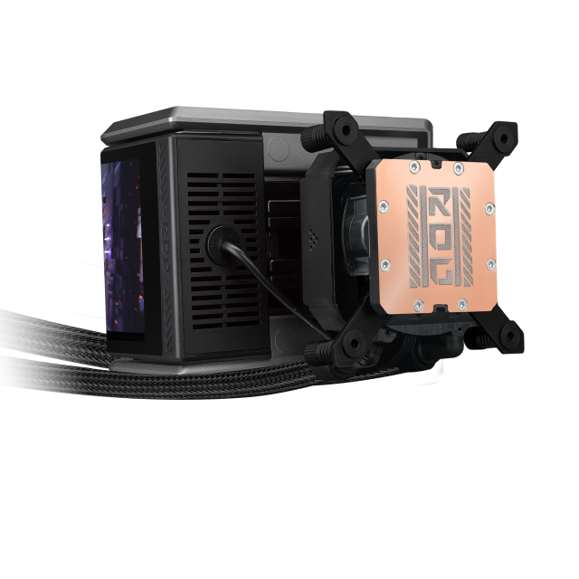 CPU AIO Liquid Cooler ASUS ROG Ryuo IV 360 ARGB 6.67" Curved AMOLED Display 