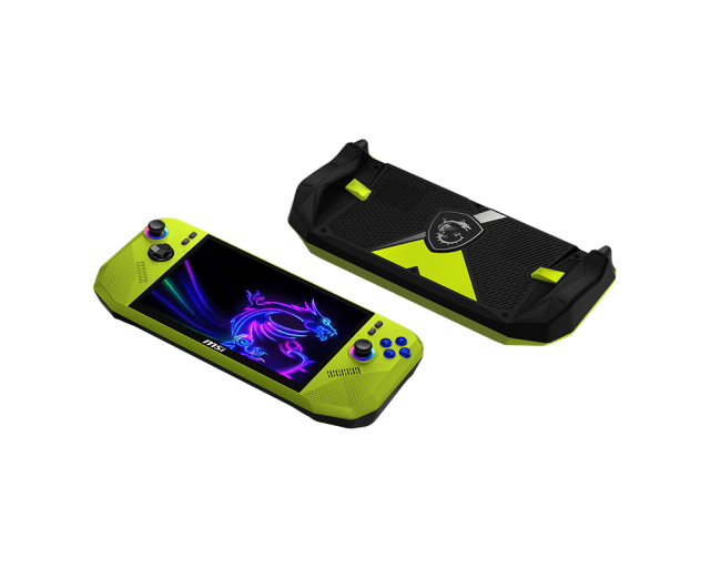 Gaming Console MSI CLAW A8 BZ2EM-058GR - 8" IPS FHD+(1920x1200) 120Hz VRR, 24GB LPDDR5x, 1TB SSD, Windows 11 Home - Neon Green 