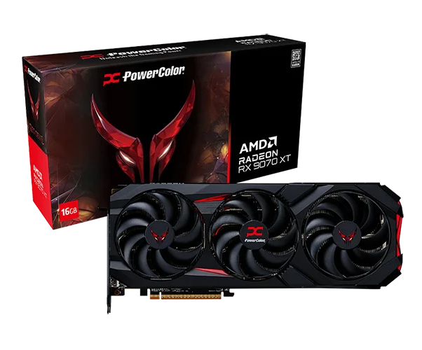 Graphic card PowerColor Radeon RX 9070 XT Red Devil 16GB GDDR6 