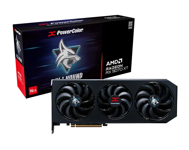 Graphic card PowerColor Radeon RX 9070 XT Hellhound 16GB GDDR6 