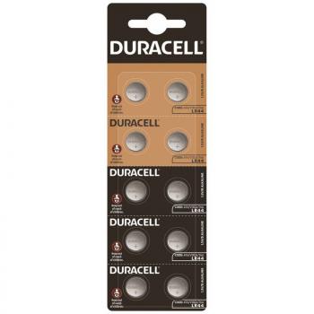 Button cell Alkaline battery LR44 /AG13/ 1.55V 10 pcs./pack price for 1 pc./ DURACELL