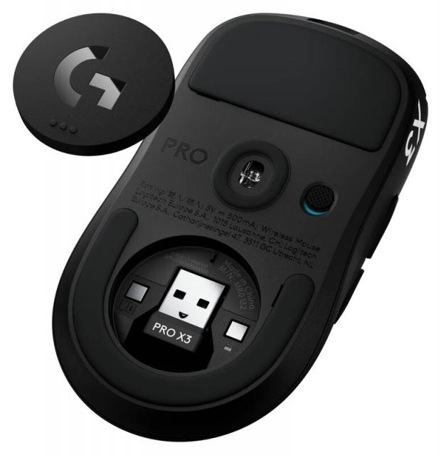 Геймърска мишка Logitech G Pro X3 Superstrike - Midnight Black 