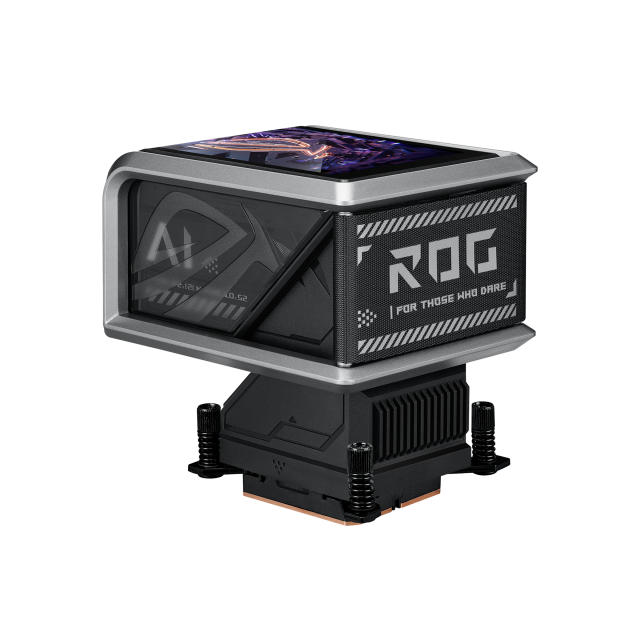 CPU AIO Liquid Cooler ASUS ROG Ryuo IV 360 ARGB 6.67" Curved AMOLED Display 