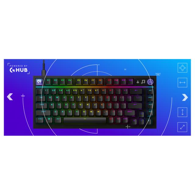 Gaming Mechanical keyboard Logitech G316 X 75 - Hot-Swappable Tactile Switch - Black 