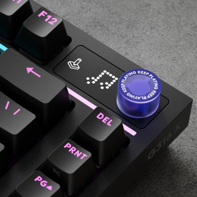 Gaming Mechanical keyboard Logitech G316 X 75 - Hot-Swappable Tactile Switch - Black 