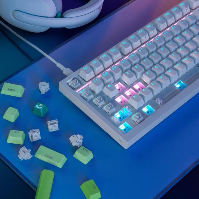 Gaming Mechanical keyboard Logitech G316 X 75 - Hot-Swappable Tactile Switch - White 