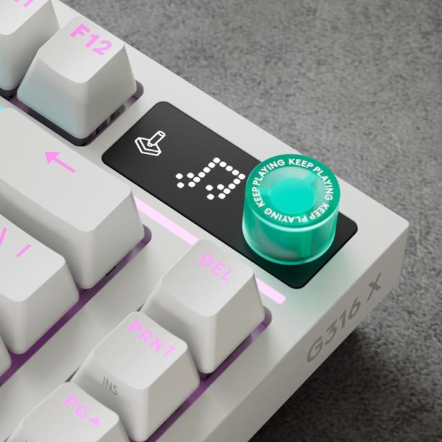 Gaming Mechanical keyboard Logitech G316 X 75 - Hot-Swappable Tactile Switch - White 