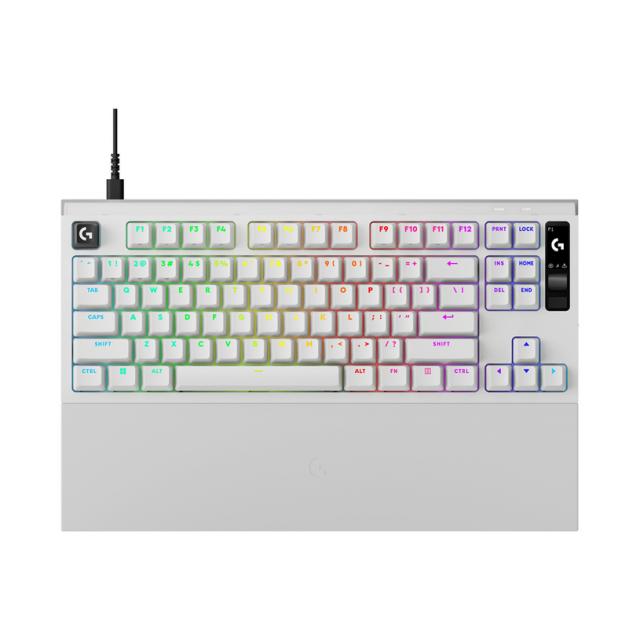 Gaming Mechanical keyboard Logitech G Pro X2 RAPID TKL, Magnetic Analog Linear Switch - White 