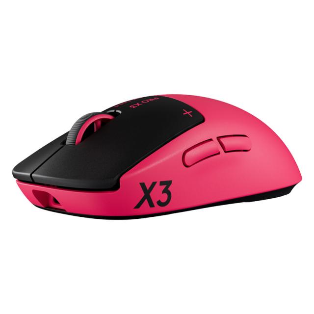 Геймърска мишка Logitech G Pro X3 Superstrike - Magenta Eclipse 