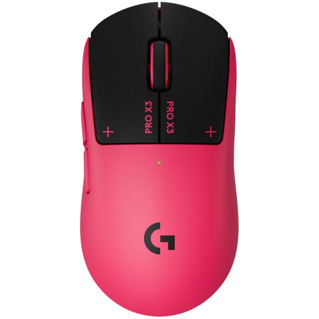 Геймърска мишка Logitech G Pro X3 Superstrike - Magenta Eclipse 