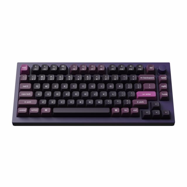 Wireless Mechanical Keyboard Keychron Q1 MAX Gateron Jupiter Red Switch - Purple 