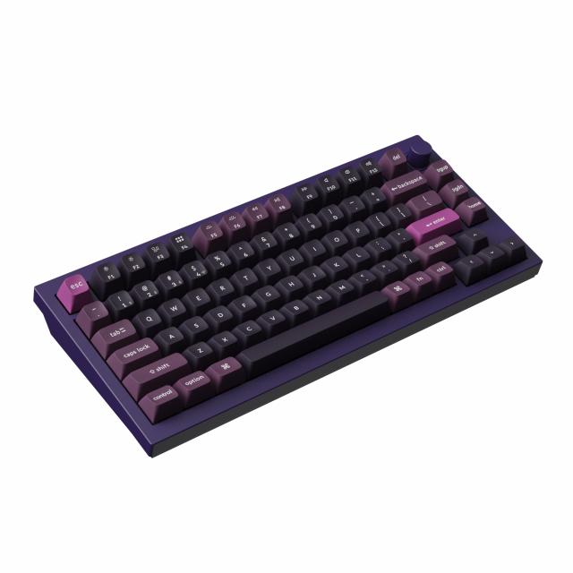 Wireless Mechanical Keyboard Keychron Q1 MAX Gateron Jupiter Red Switch - Purple 