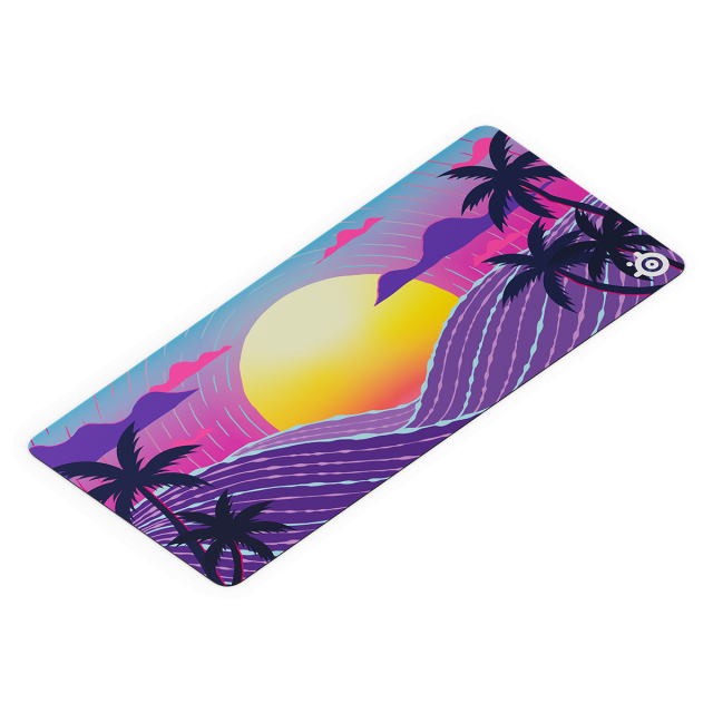 Геймърски пад SteelSeries QcK XXL Neon Sunset 