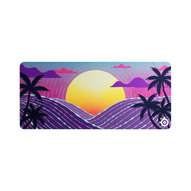 Геймърски пад SteelSeries QcK XXL Neon Sunset 