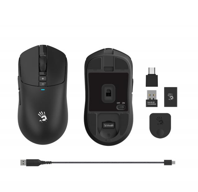 Gaming Wireless Optical Mouse A4tech Bloody R72 Pro - Black 
