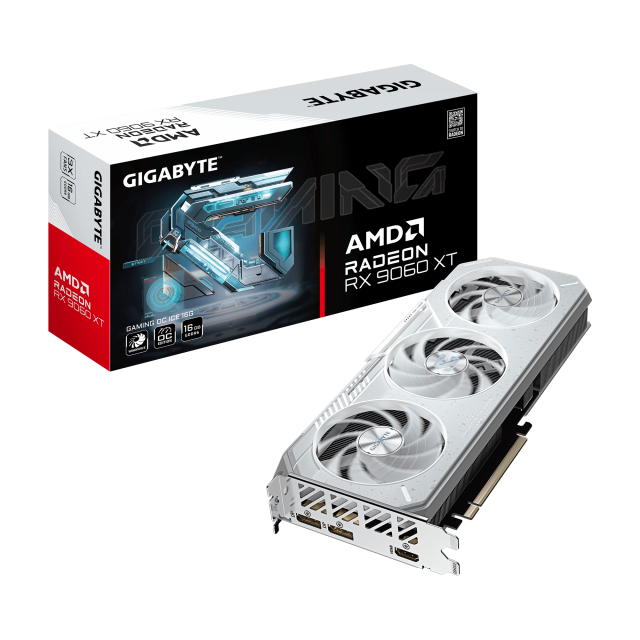 Graphic card GIGABYTE RADEON RX 9060 XT GAMING OC ICE 16GB GDDR6 