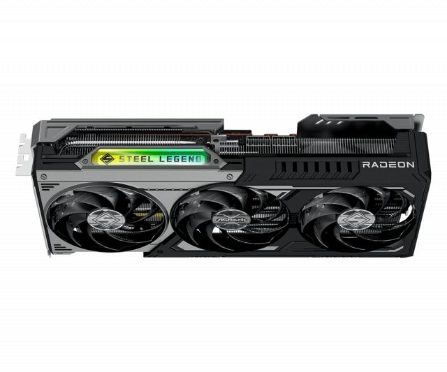 Graphic card ASRock Radeon RX 9070 GRE Steel Legend Dark 12GB OC GDDR6 