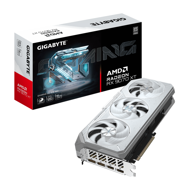 Graphic card GIGABYTE RADEON RX 9070 XT GAMING OC ICE 16GB GDDR6 