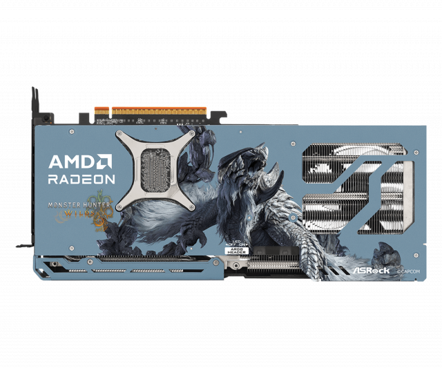 Graphic card ASRock RADEON RX 9070 XT Monster Hunter Wilds Edition 16GB GDDR6 