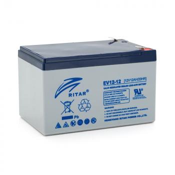 Lead Battery /for electric vehicles/ (EV12-12) AGM  12V / 12 Ah - 151 / 98 / 95mm T2 RITAR