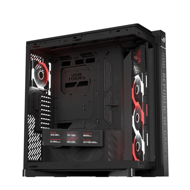 Case ASUS ROG CRONOX ARGB E-ATX Mid-Tower - Black 