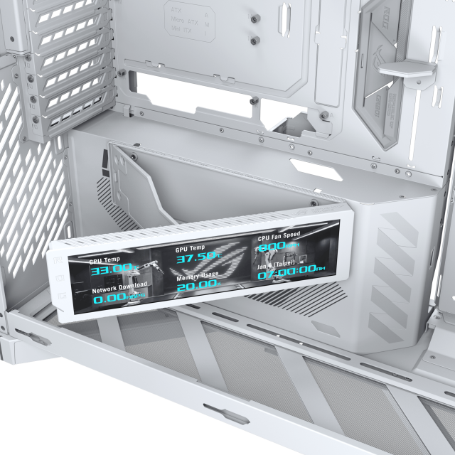 Case ASUS ROG CRONOX ARGB E-ATX Mid-Tower - White 