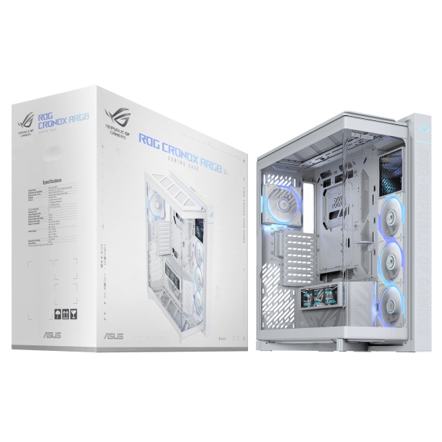 Case ASUS ROG CRONOX ARGB E-ATX Mid-Tower - White 