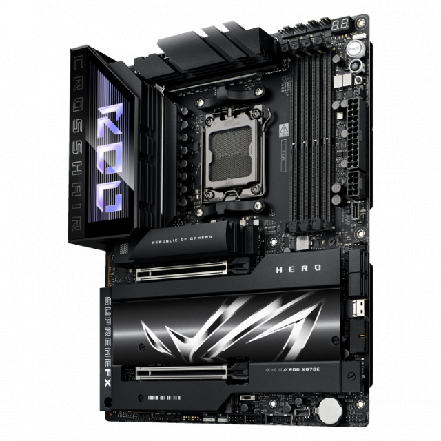 Дънна платка ASUS ROG STRIX X870E-E HERO WIFI AM5 DDR5 