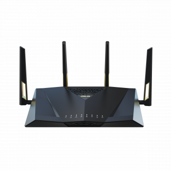 Безжичен Рутер ASUS RT-AX88U Pro, AX6000 Dual Band WiFi 6 (802.11ax), AiProtection Pro, 6000 Mbps