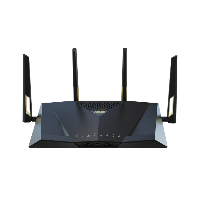 Безжичен Рутер ASUS RT-AX88U Pro, AX6000 Dual Band WiFi 6 (802.11ax), AiProtection Pro, 6000 Mbps 