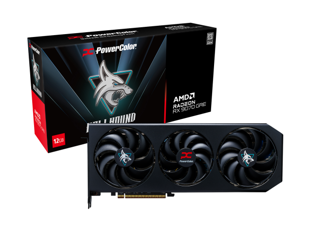 Graphic card PowerColor Radeon RX 9070 GRE Hellhound 12GB GDDR6 