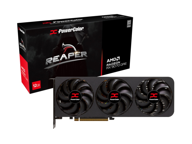 Graphic card PowerColor Radeon RX 9070 GRE Reaper 12GB GDDR6 