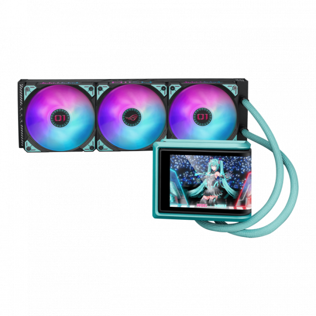 CPU AIO Liquid Cooler ASUS ROG RYUO IV 360 ARGB Hatsune Miku Edition 